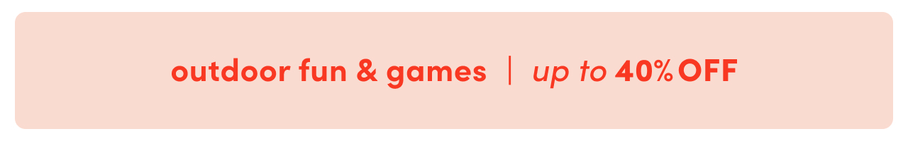 outdoor fun & games sale