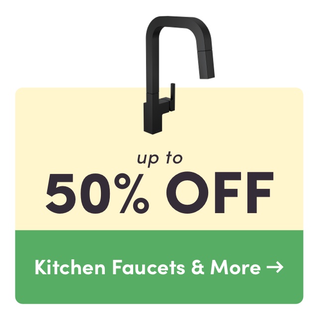 Kitchen Faucets & More on Sale