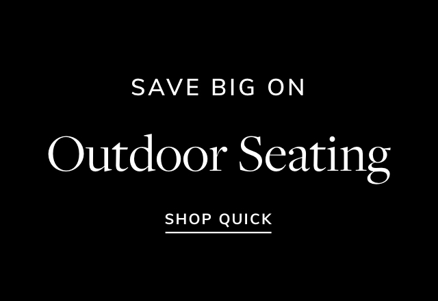 Big Savings on Outdoor Seating