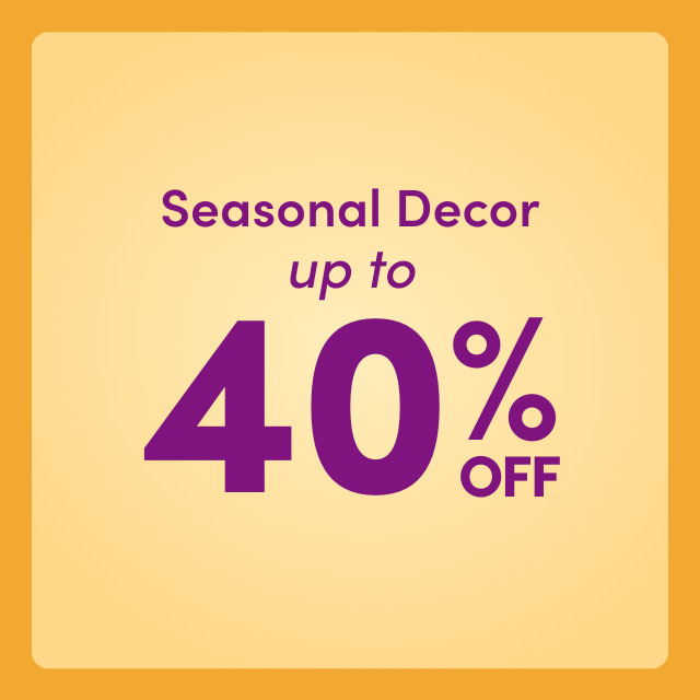 Seasonal Decor Sale