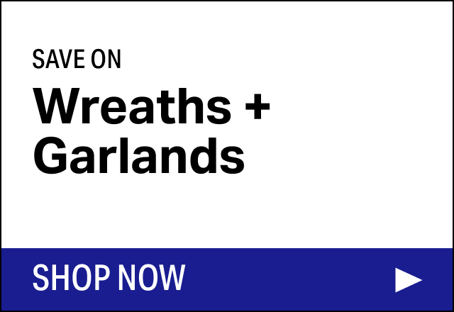 Save on Modern Wreaths + Garlands