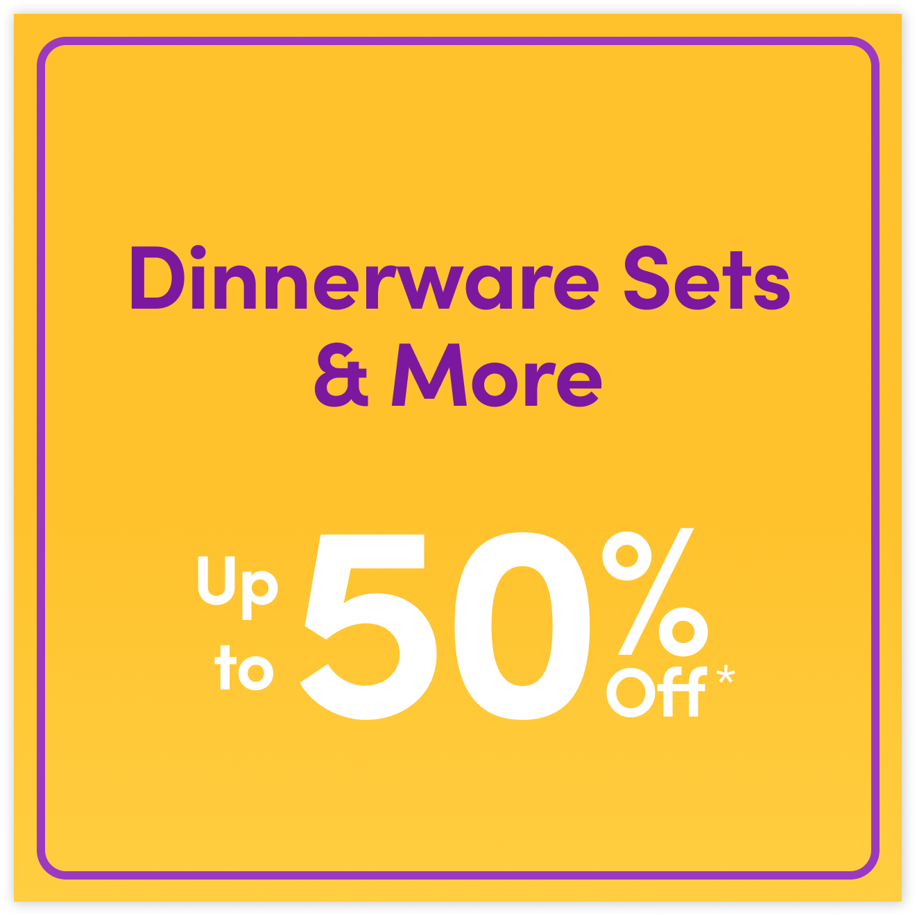 Dinnerware Sets & More