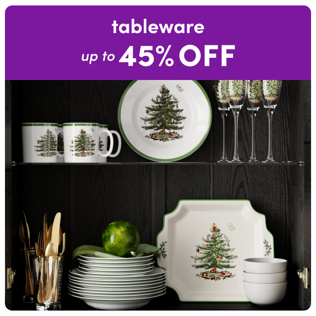 tableware clearance.