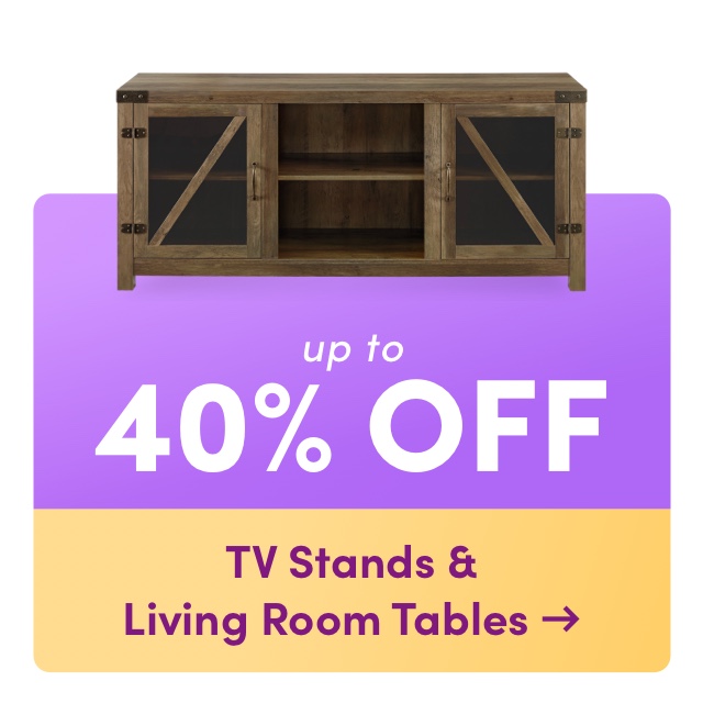 5 Days of Deals: TV Stands & Tables