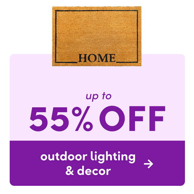 outdoor lighting & decor sale