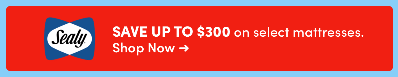SAVE UP TO $300 on select mattresses. Shop Now - 