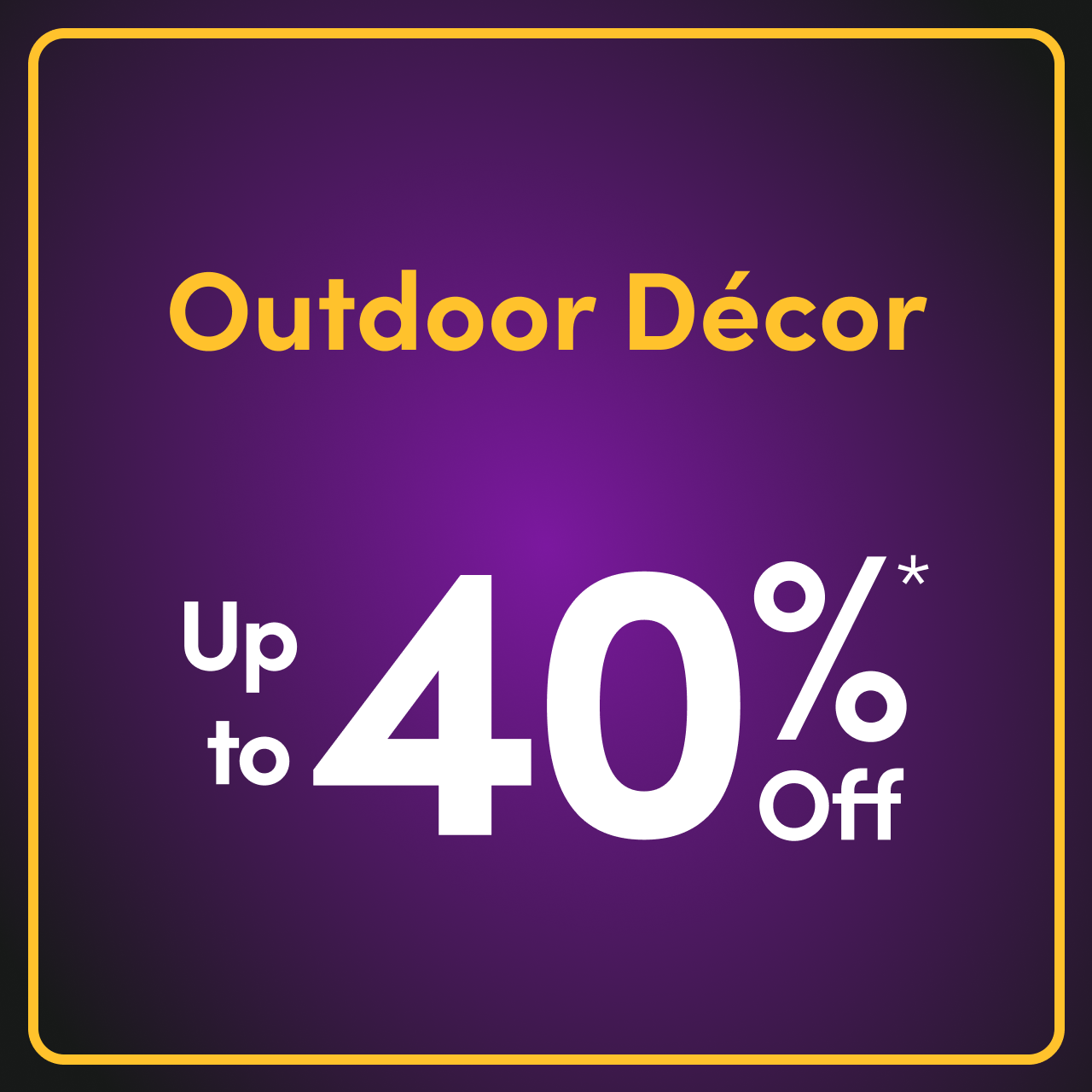 Outdoor Décor