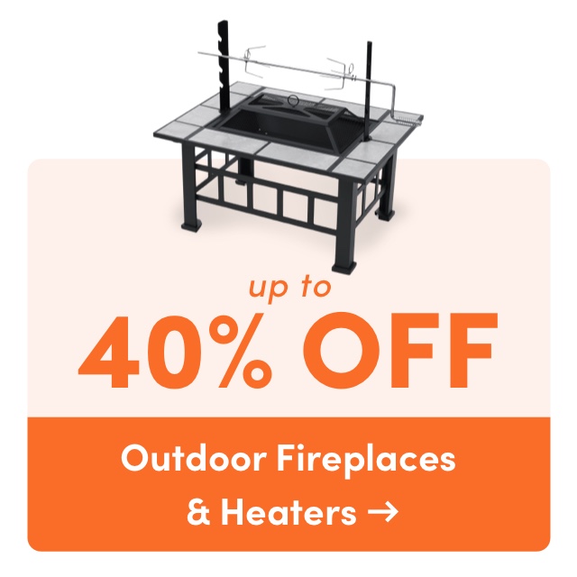 Outdoor Fireplace & Heater Clearance