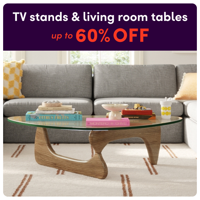 TV stand & living room table deals