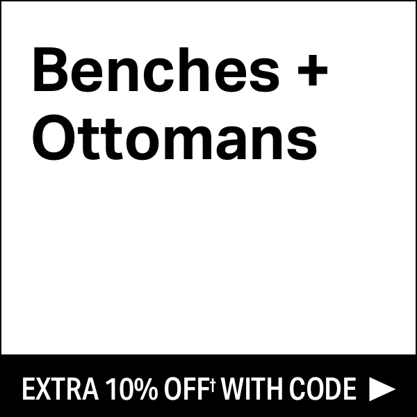 Fall Bench + Ottoman Sale