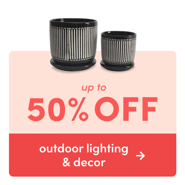 outdoor lighting & decor clearance