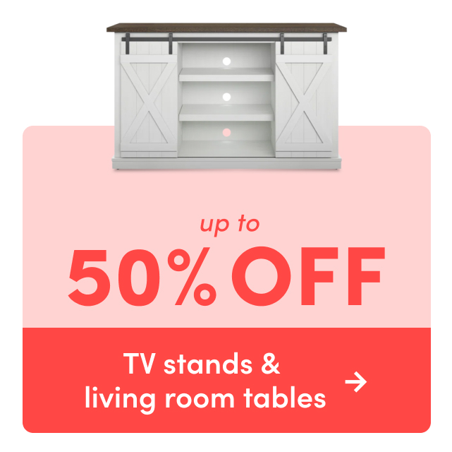 TV stand & living room table clearout.