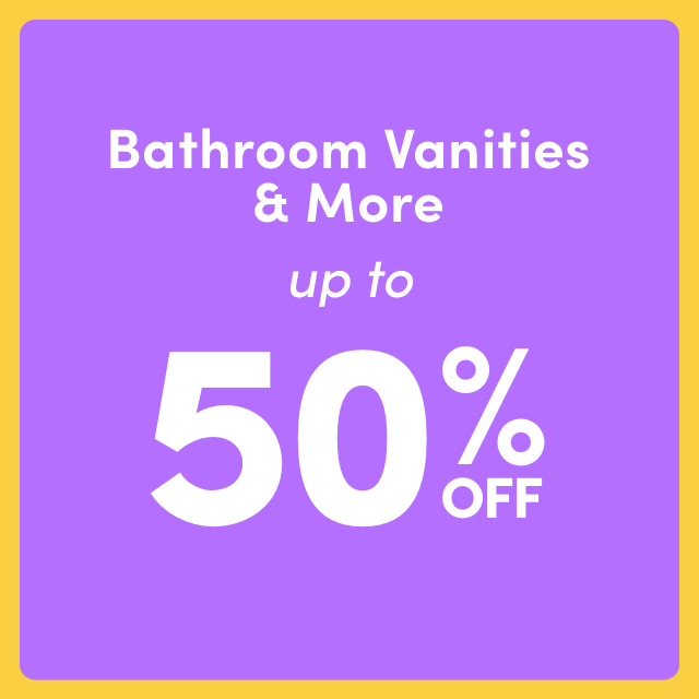 Bathroom Vanities & More on Sale