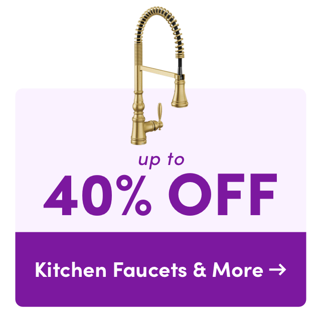 Kitchen Faucets & More on Sale