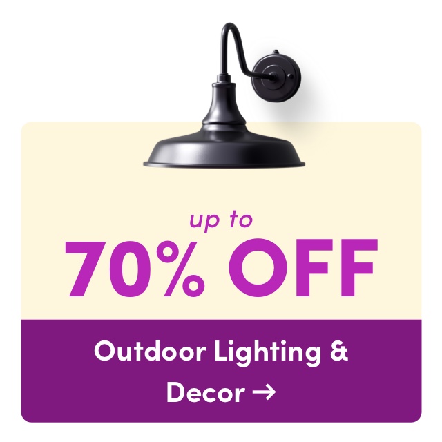 A to 70% OF Outdoor Lighting Decor - 