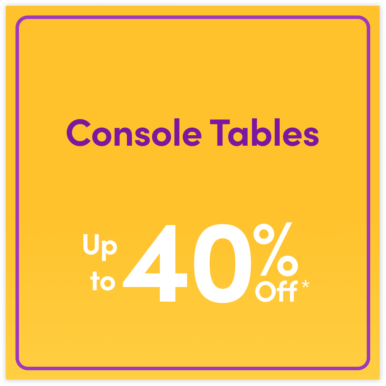 Console Tables