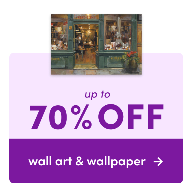 deals on wall art & wallpaper