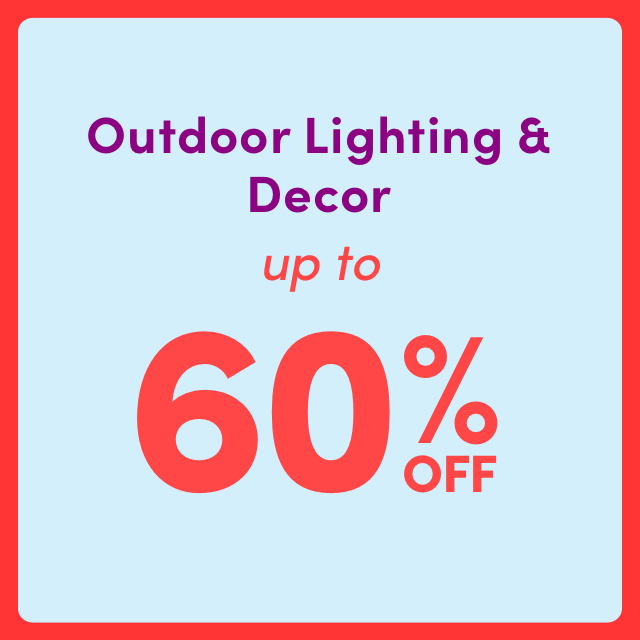 Outdoor Lighting & Decor Clearance