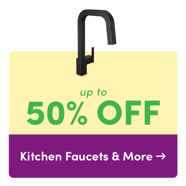 Kitchen Faucets & More on Sale