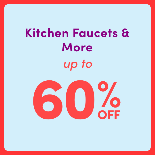 Kitchen Faucets & More on Clearance