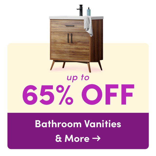 WAY DAY: BATHROOM VANITIES & MORE