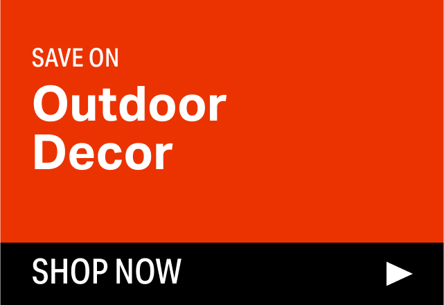 Save on Modern Outdoor Decor