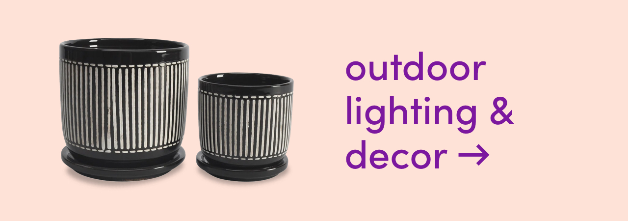 outdoor lighting & decor clearance