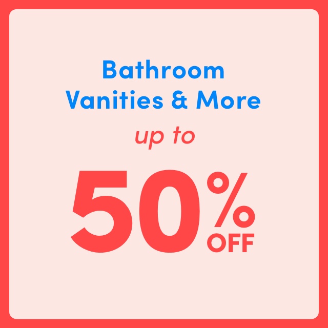 Bathroom Vanities & More on Clearance