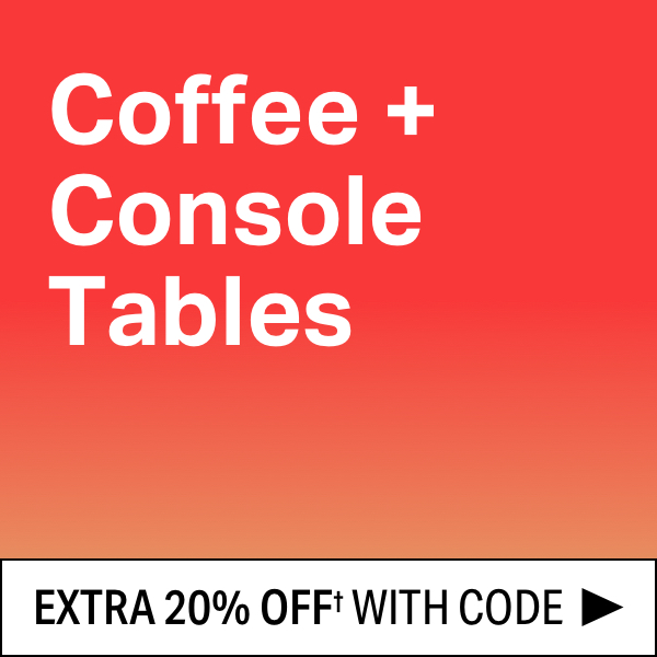 Modern Coffee + Console Table Sale