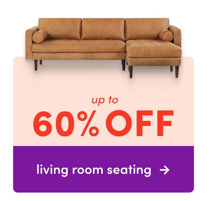 living room seating clearance