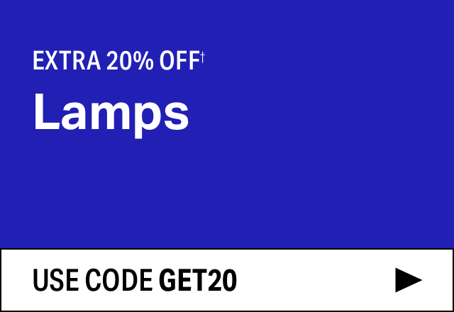 Extra 20% off Lamps