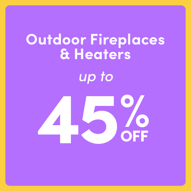 Outdoor Fireplace & Heater Sale