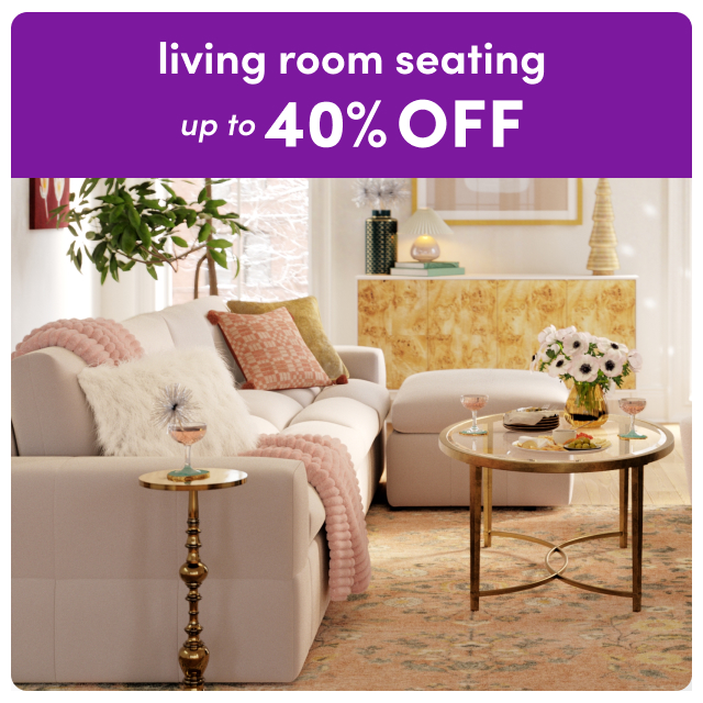 living room seating sale.