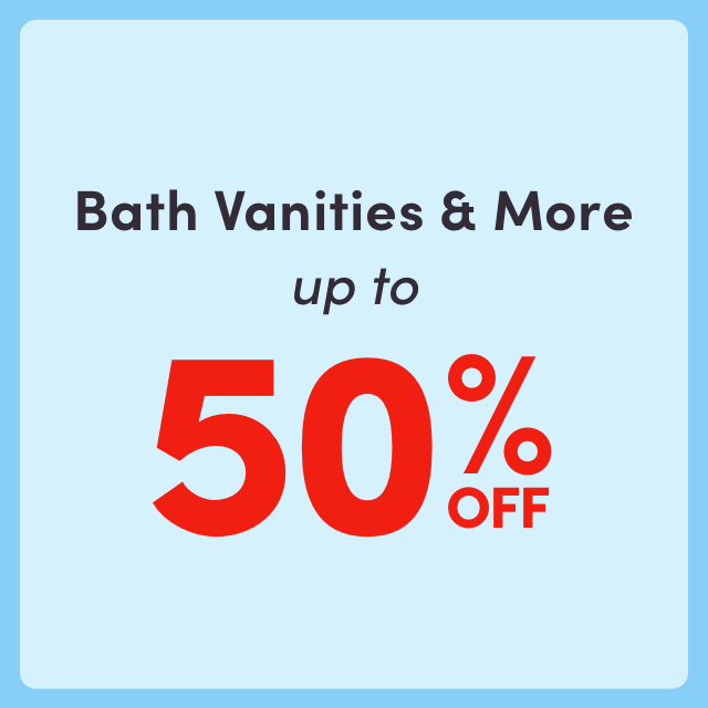 Bathroom Vanities & More on Clearance