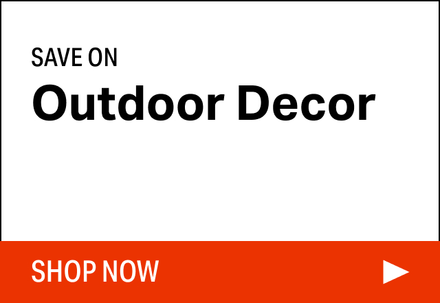 Save on Modern Outdoor Decor