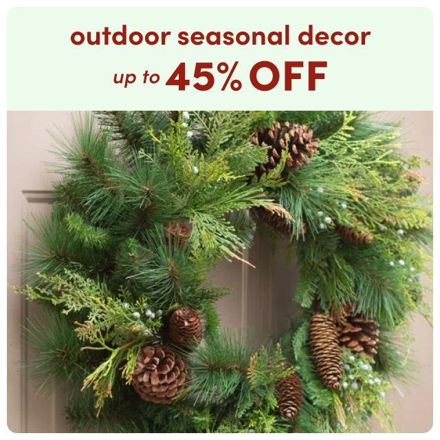 outdoor seasonal decor deals