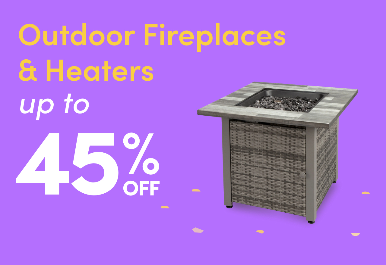 Outdoor Fireplace & Heater Sale