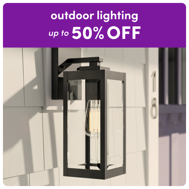 outdoor lighting clearance