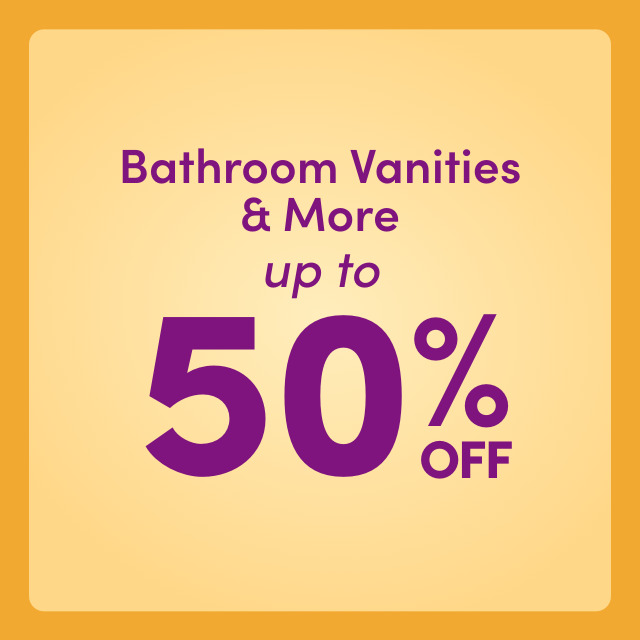 Bathroom Vanities & More on Sale