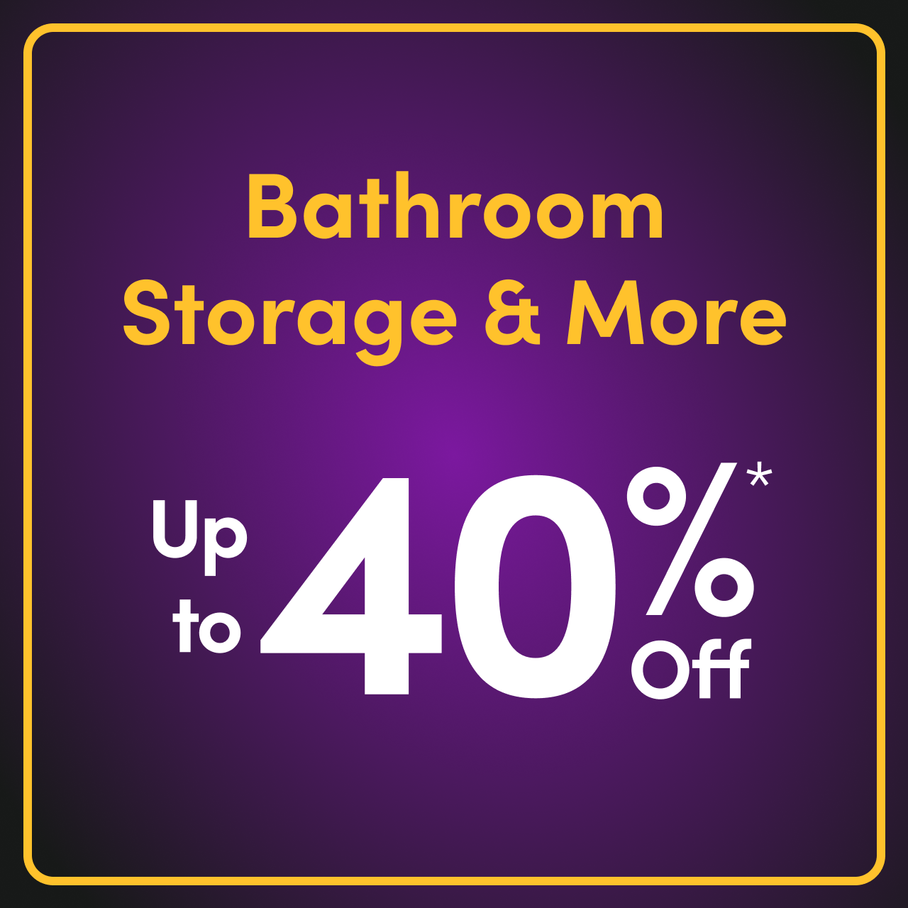 Bathroom Storage & More