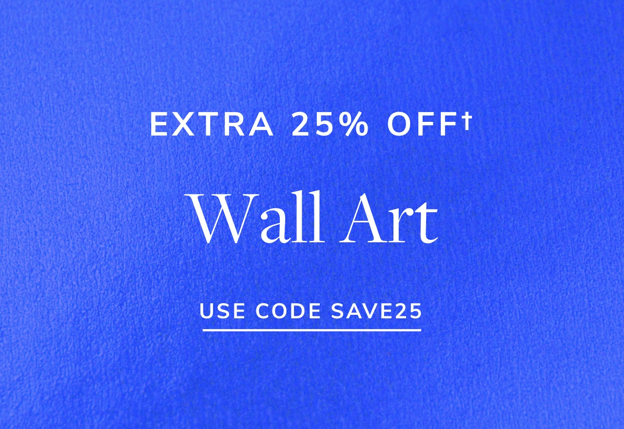 Extra 25% Off Wall Art