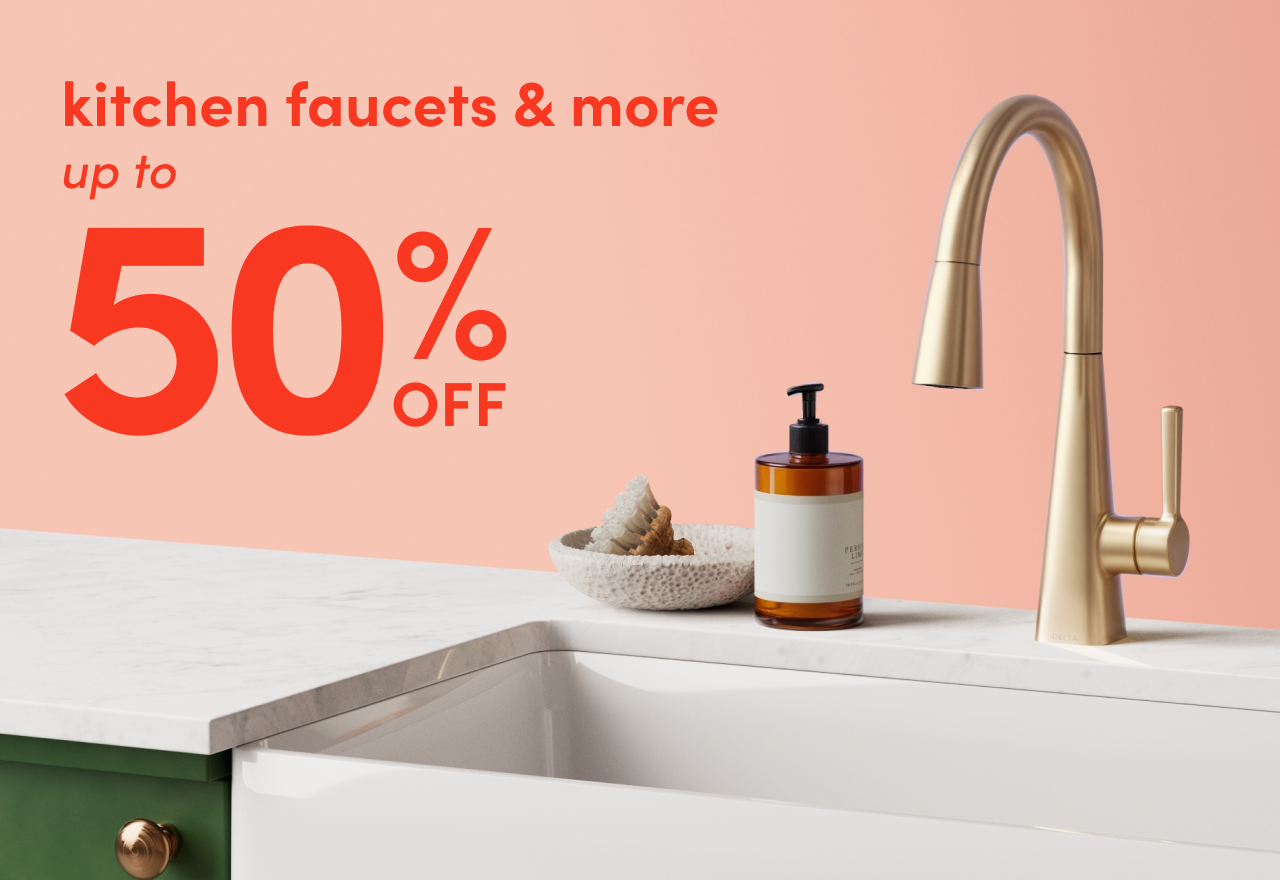 kitchen faucets & more on clearance