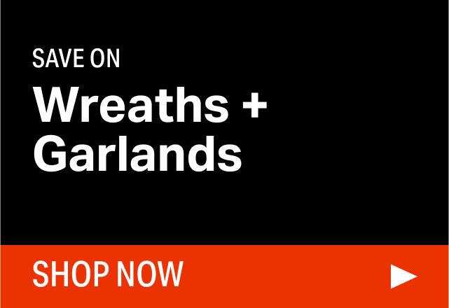 Save on Modern Wreaths + Garlands