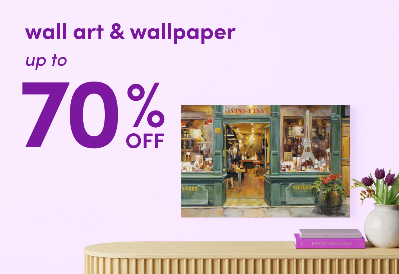 deals on wall art & wallpaper