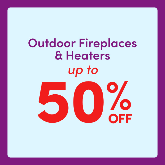 Outdoor Fireplace & Heater Clearance