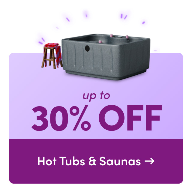 Deals on Hot Tubs & Saunas