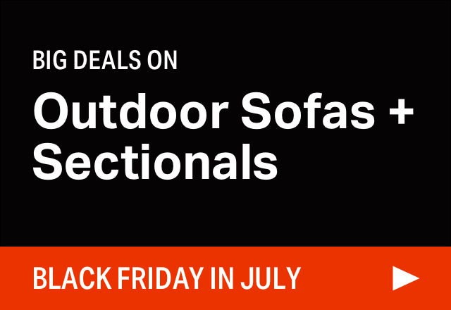 Big Outdoor Sofa + Sectional Sale