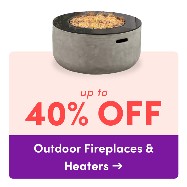 Outdoor Fireplace & Heater Clearance