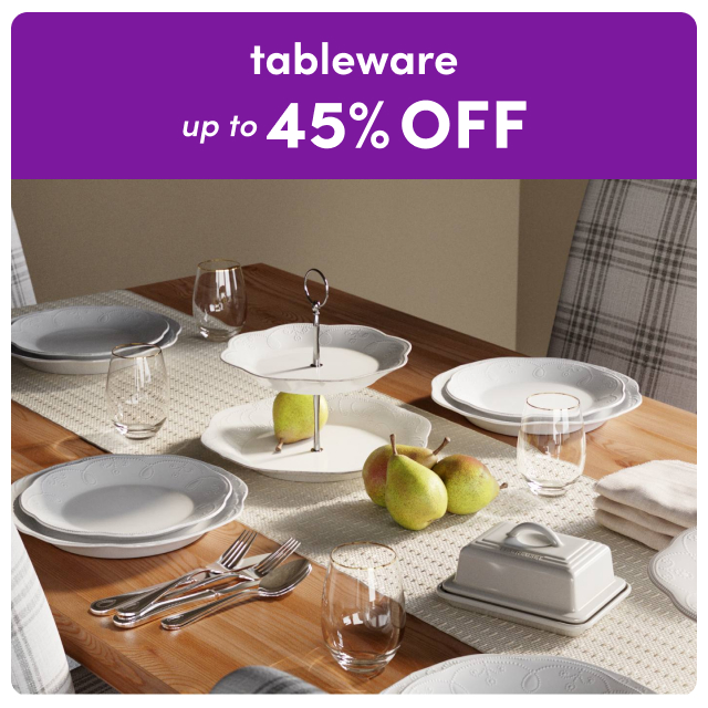 tableware sale.