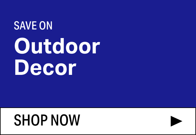 Save on Modern Outdoor Decor